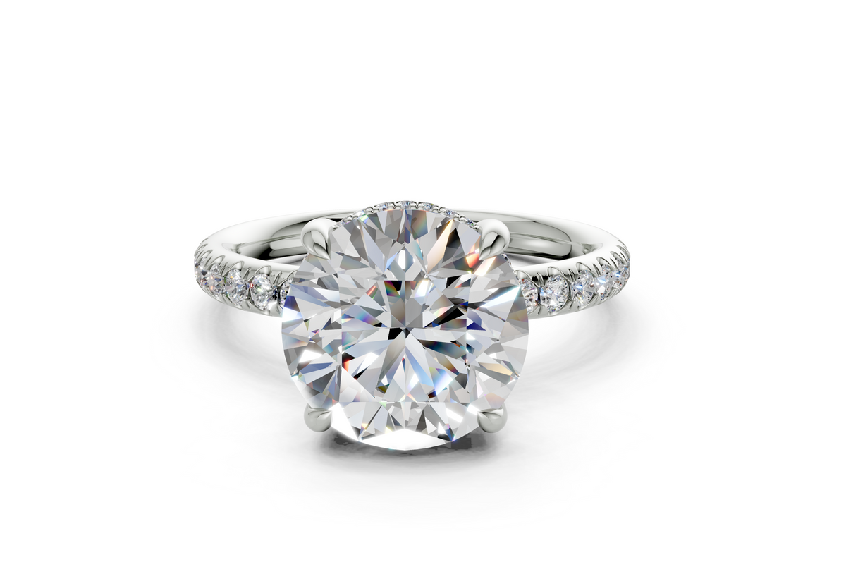 Orithia Round Diamond  Engagement Ring