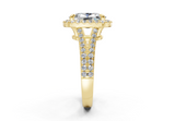 Essira Elongated Cushion Diamond  Engagement Ring