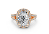 Essira Elongated Cushion Diamond  Engagement Ring