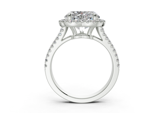 Essira Heart Diamond Engagement Ring