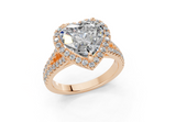 Essira Heart Diamond  Engagement Ring