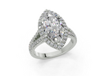 Essira Marquise Diamond  Engagement Ring