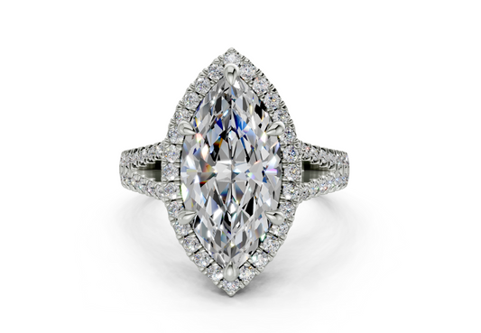 Essira Marquise Diamond Engagement Ring