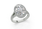 Essira Oval Diamond  Engagement Ring