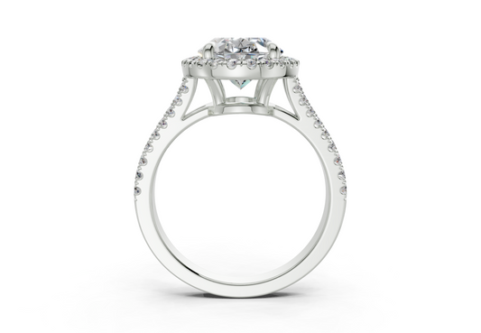 Essira Oval Diamond Engagement Ring