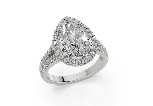 Essira Pear Diamond  Engagement Ring