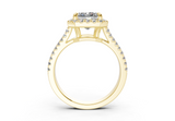 Essira Radiant Diamond  Engagement Ring