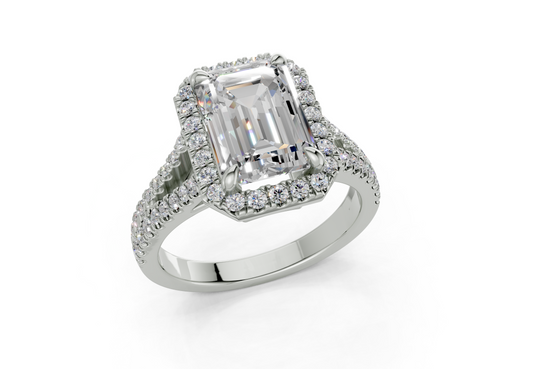 Essira Radiant Diamond  Engagement Ring