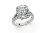 Essira Radiant Diamond  Engagement Ring