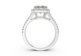 Essira Radiant Diamond  Engagement Ring