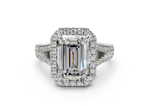 Essira Radiant Diamond Engagement Ring