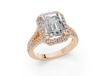 Essira Radiant Diamond  Engagement Ring