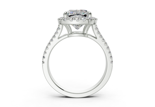 Essira Cushion Square Diamond Engagement Ring