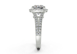 Essira Cushion Square Diamond Engagement Ring