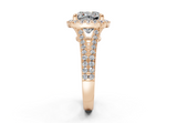 Essira Cushion Square Diamond  Engagement Ring