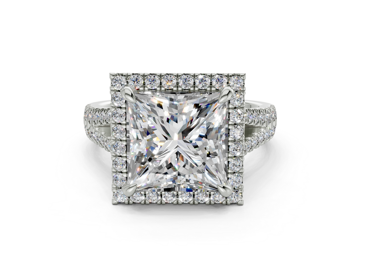 Essira Princess Diamond  Engagement Ring