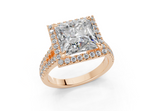 Essira Princess Diamond  Engagement Ring