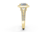 Essira Radiant Square Diamond  Engagement Ring