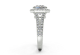 Essira Radiant Square Diamond  Engagement Ring