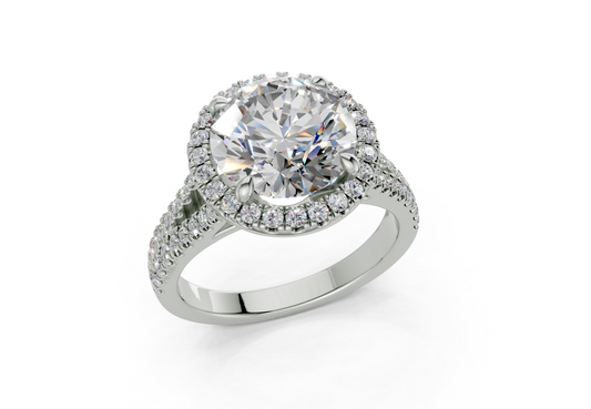 Essira Round Diamond  Engagement Ring