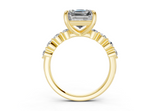 Damira Asscher Diamond  Engagement Ring