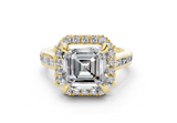 Nevaeh Asscher Diamond  Engagement Ring