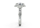 Nevaeh Elongated Cushion Diamond  Engagement Ring