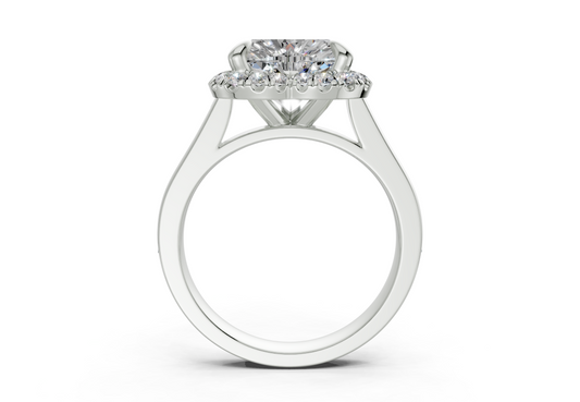 Nevaeh Heart Diamond Engagement Ring