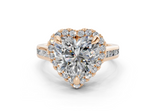 Nevaeh Heart Diamond Engagement Ring