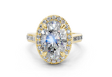 Nevaeh Oval Diamond  Engagement Ring