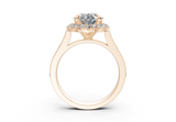 Nevaeh Oval Diamond Engagement Ring