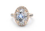 Nevaeh Oval Diamond Engagement Ring