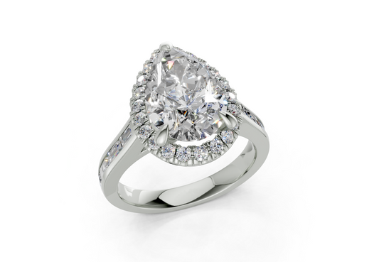 Nevaeh Pear Diamond  Engagement Ring