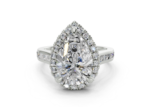 Nevaeh Pear Diamond Engagement Ring