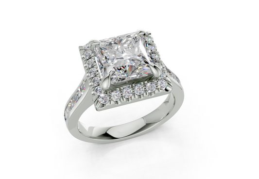 Nevaeh Princess Diamond  Engagement Ring