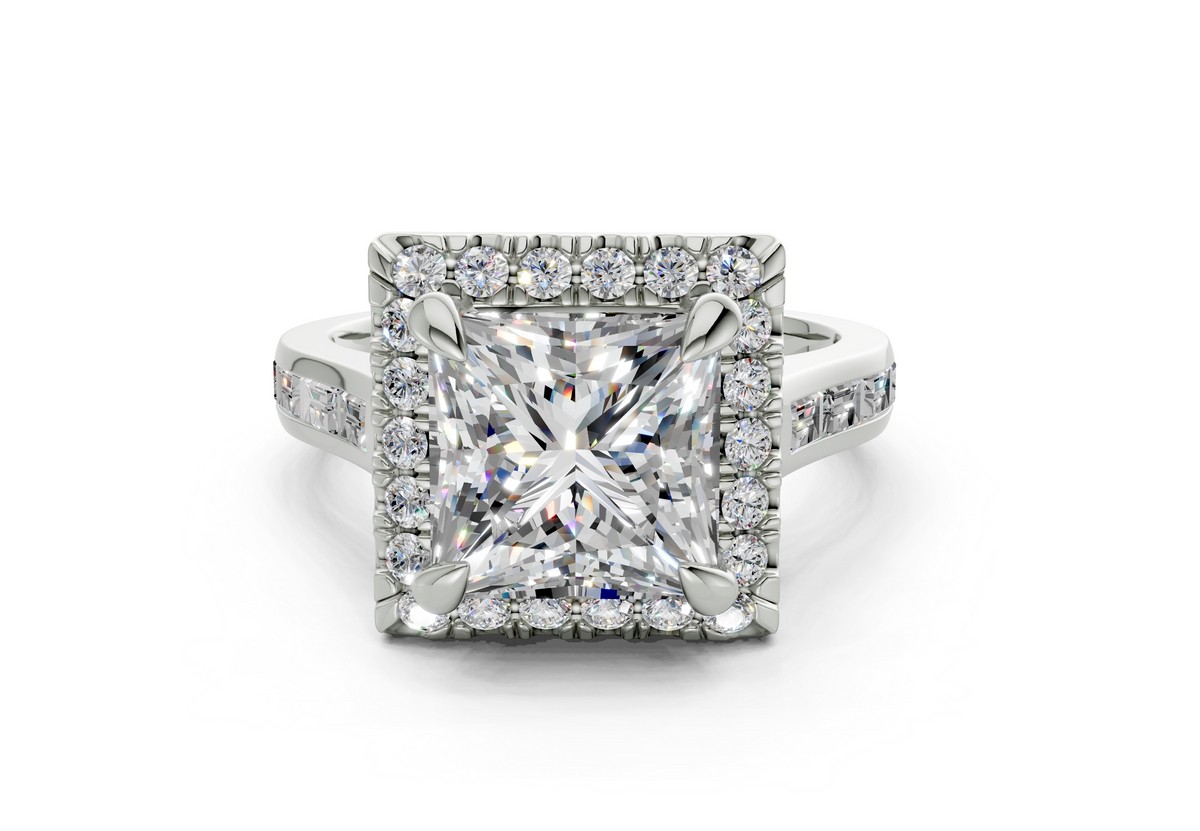 Nevaeh Princess Diamond Engagement Ring