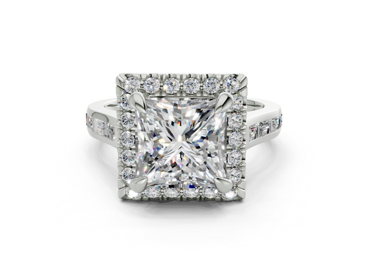 Nevaeh Princess Diamond  Engagement Ring