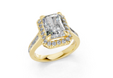 Nevaeh Radiant Diamond Engagement Ring