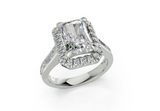 Nevaeh Radiant Diamond  Engagement Ring