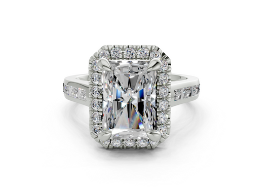 Nevaeh Radiant Diamond Engagement Ring