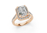 Nevaeh Radiant Diamond Engagement Ring