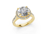 Nevaeh Round Diamond  Engagement Ring