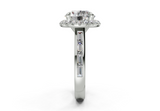 Nevaeh Round Diamond  Engagement Ring