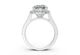 Nevaeh Cushion Square Diamond  Engagement Ring