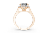 Nevaeh Cushion Square Diamond  Engagement Ring