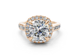 Nevaeh Cushion Square Diamond Engagement Ring