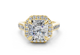 Nevaeh Radiant Square Diamond Engagement Ring