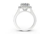 Nevaeh Radiant Square Diamond Engagement Ring