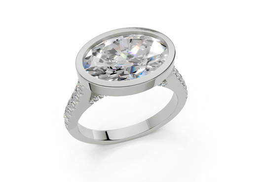 Stara Oval Diamond  Engagement Ring