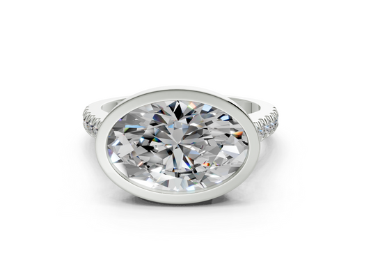 Stara Oval Diamond  Engagement Ring